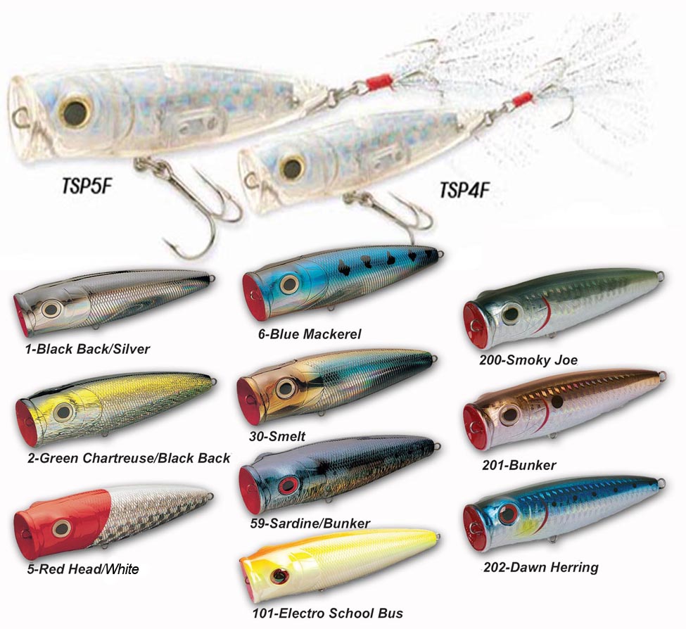 TSUNAMI TSTP5XD-Master – Popper Galleggiante Da 1,5 Oz Per Pesca In Superficie – Extra Distance Con Anzoli VMC
